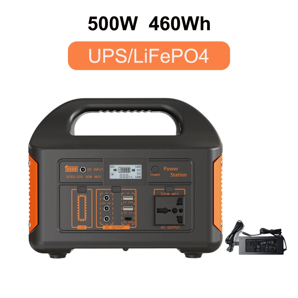 Gaiaray 460.8Wh Portable Power Station Solar Generator 110V