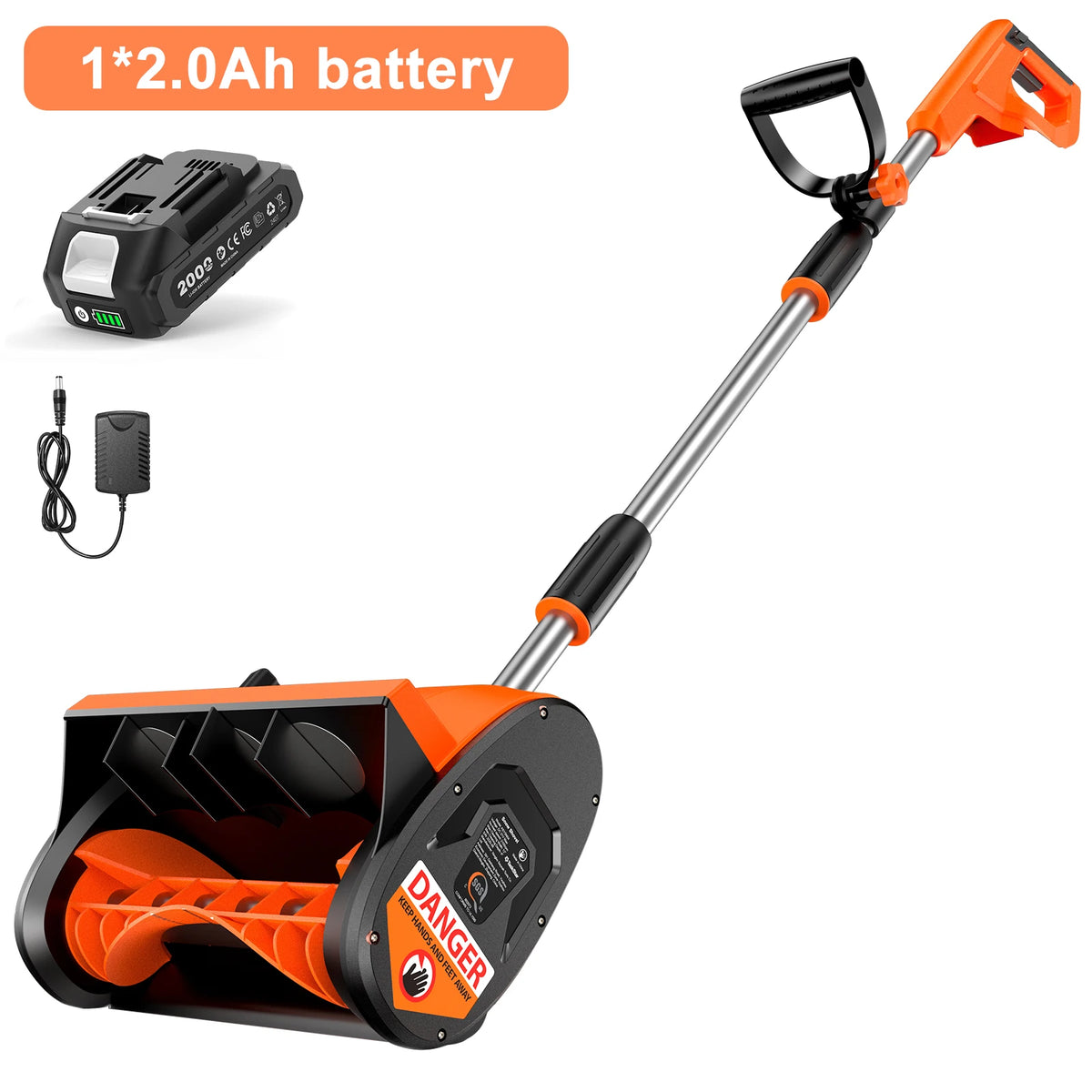 TaskStar Cordless Electric Snow Shovel Blower
