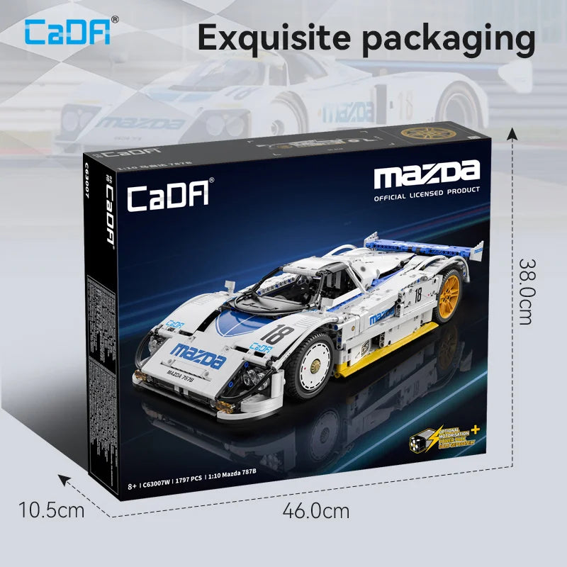 CaDA Mazda 787B Technical Racing Car Building Blocks