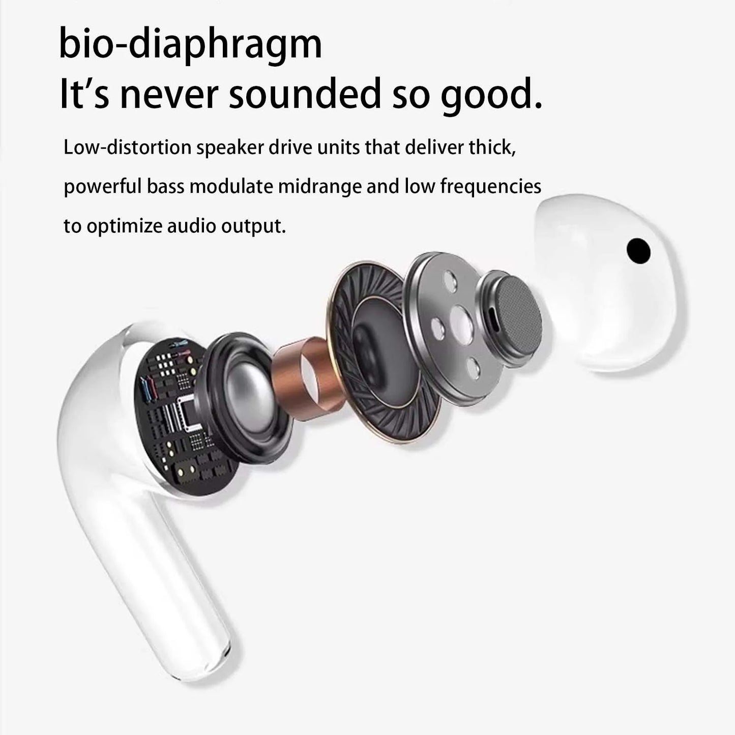 ZZLOVE Air Pro4 Wireless Earphones Bluetooth 5.3 ANC