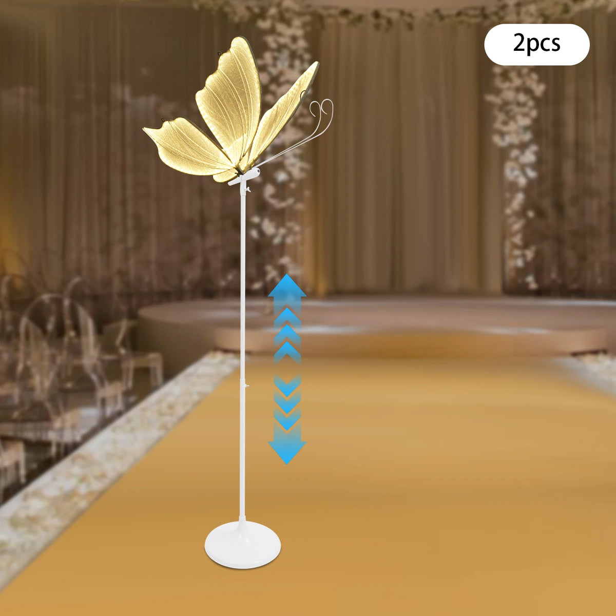 Romantic Butterfly LED Floor Lamp For Home Decor