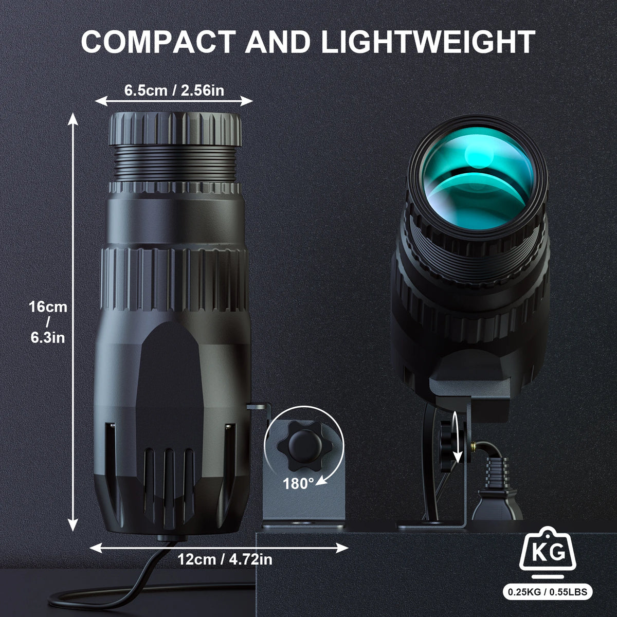 U'King RGBW LED Stage Spotlight With Remote