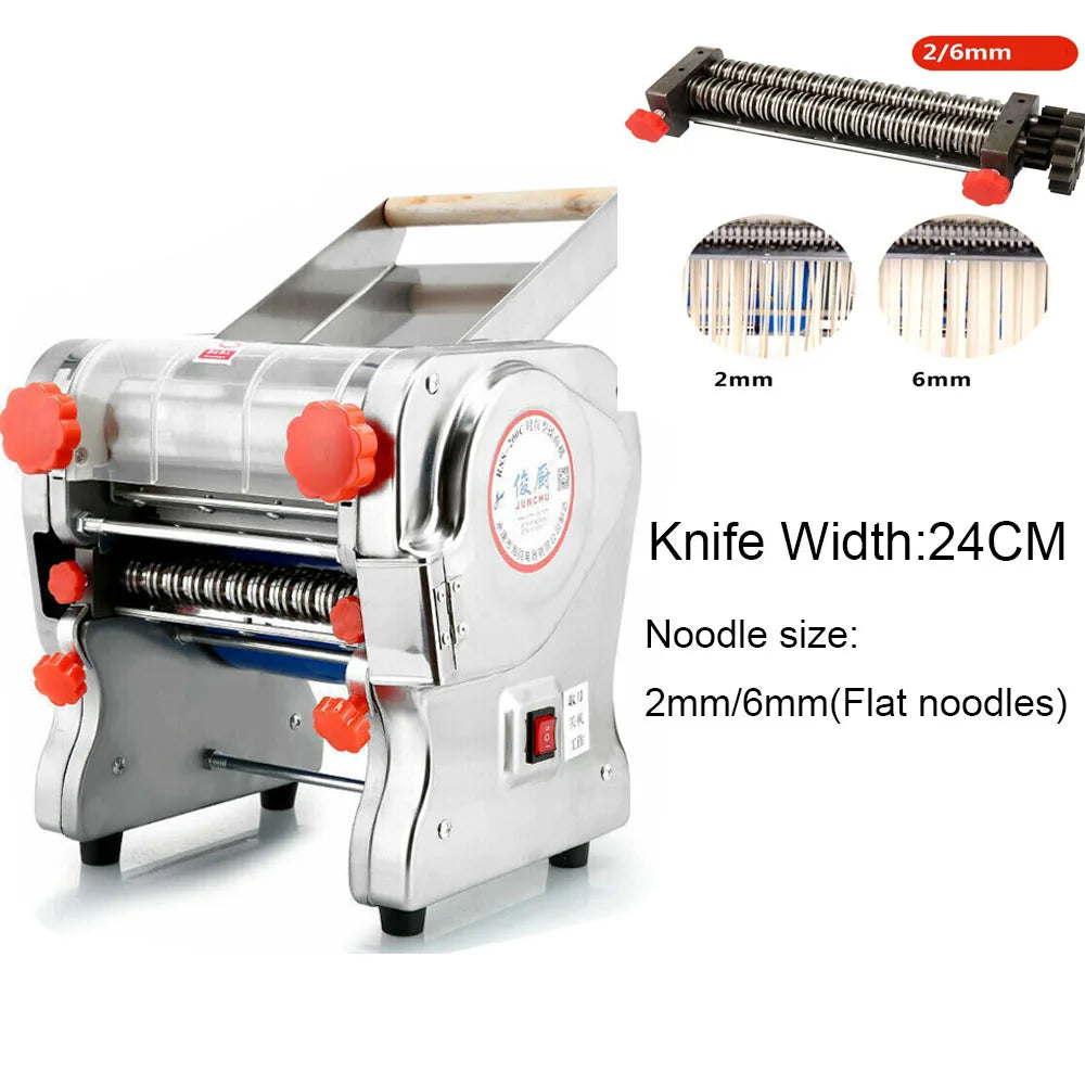 Electric Pasta Maker 550W Stainless Steel Noodle Machine