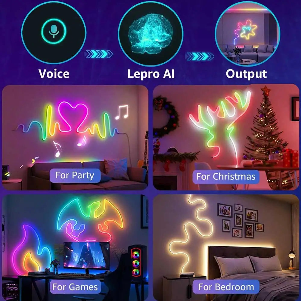RGB LED Strip Light Bluetooth App Remote IP65 5V