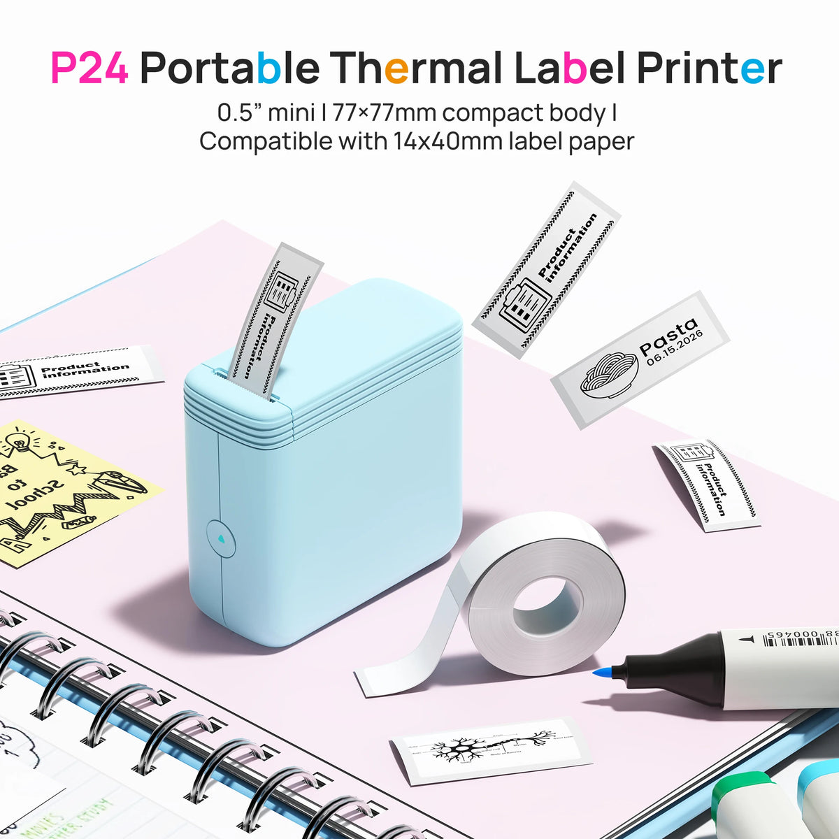 SWIFINT Portable Wireless Thermal Label Printer