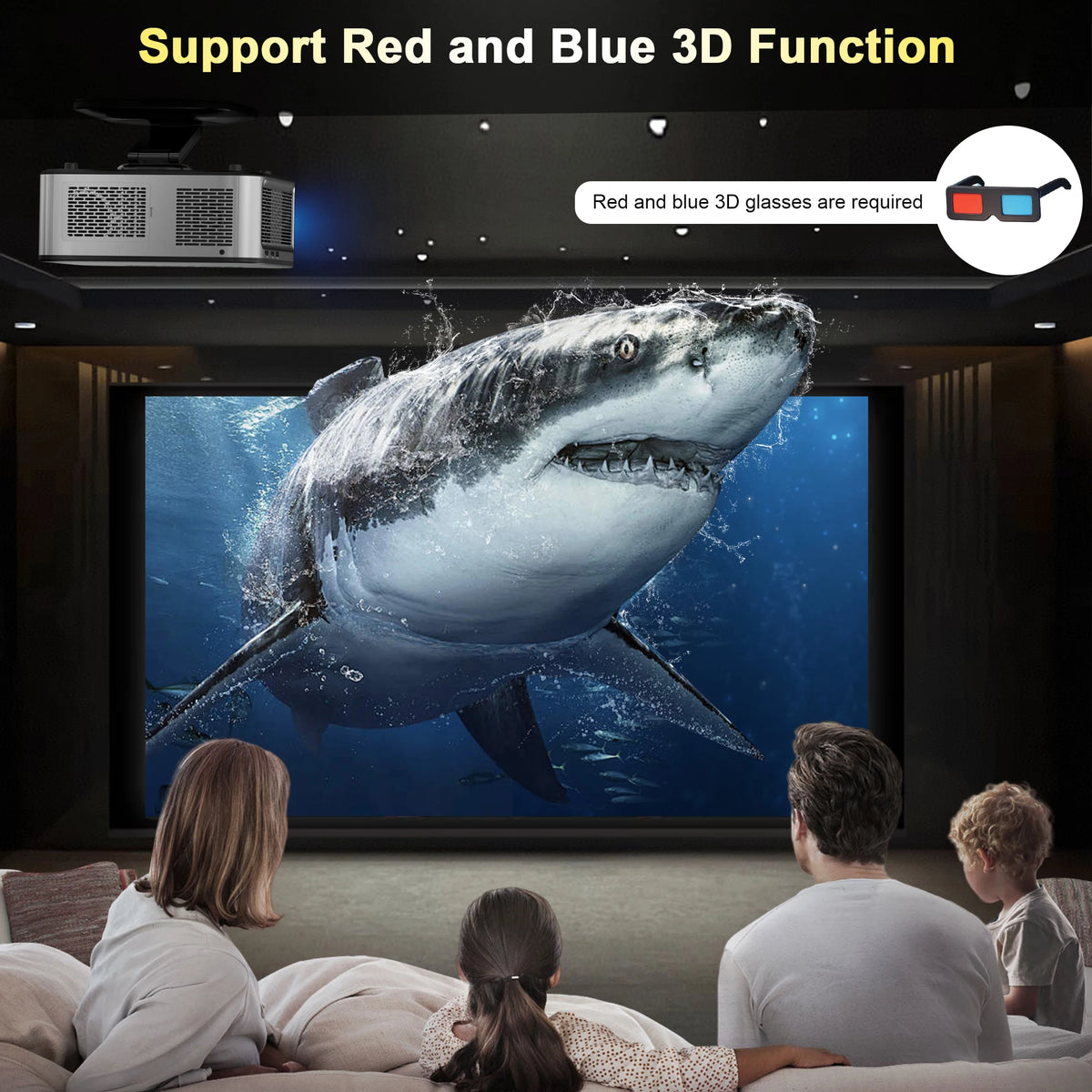 HORLAT 4K Portable Smart Projector