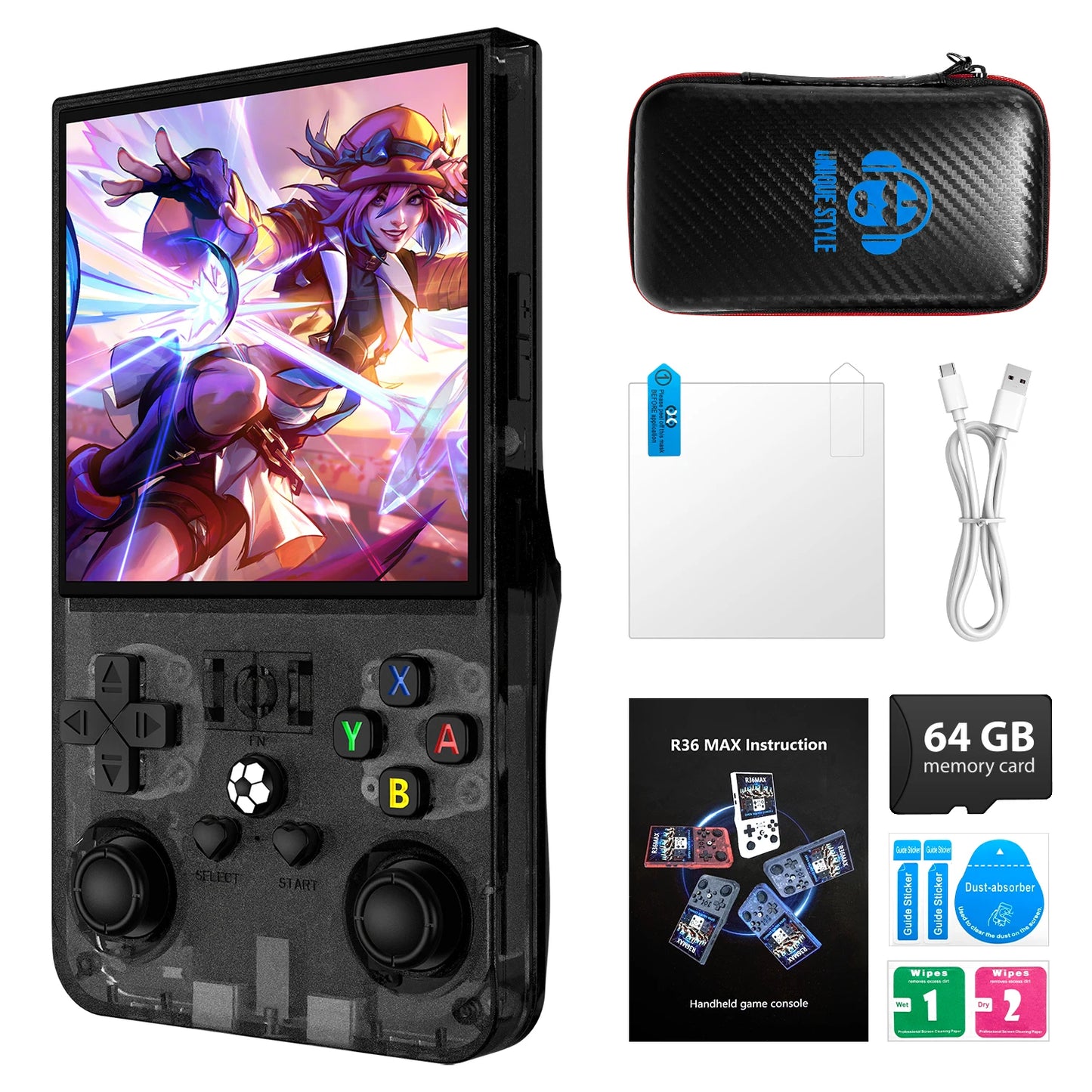 AISLPC R36MAX Handheld Retro Game Console 64GB