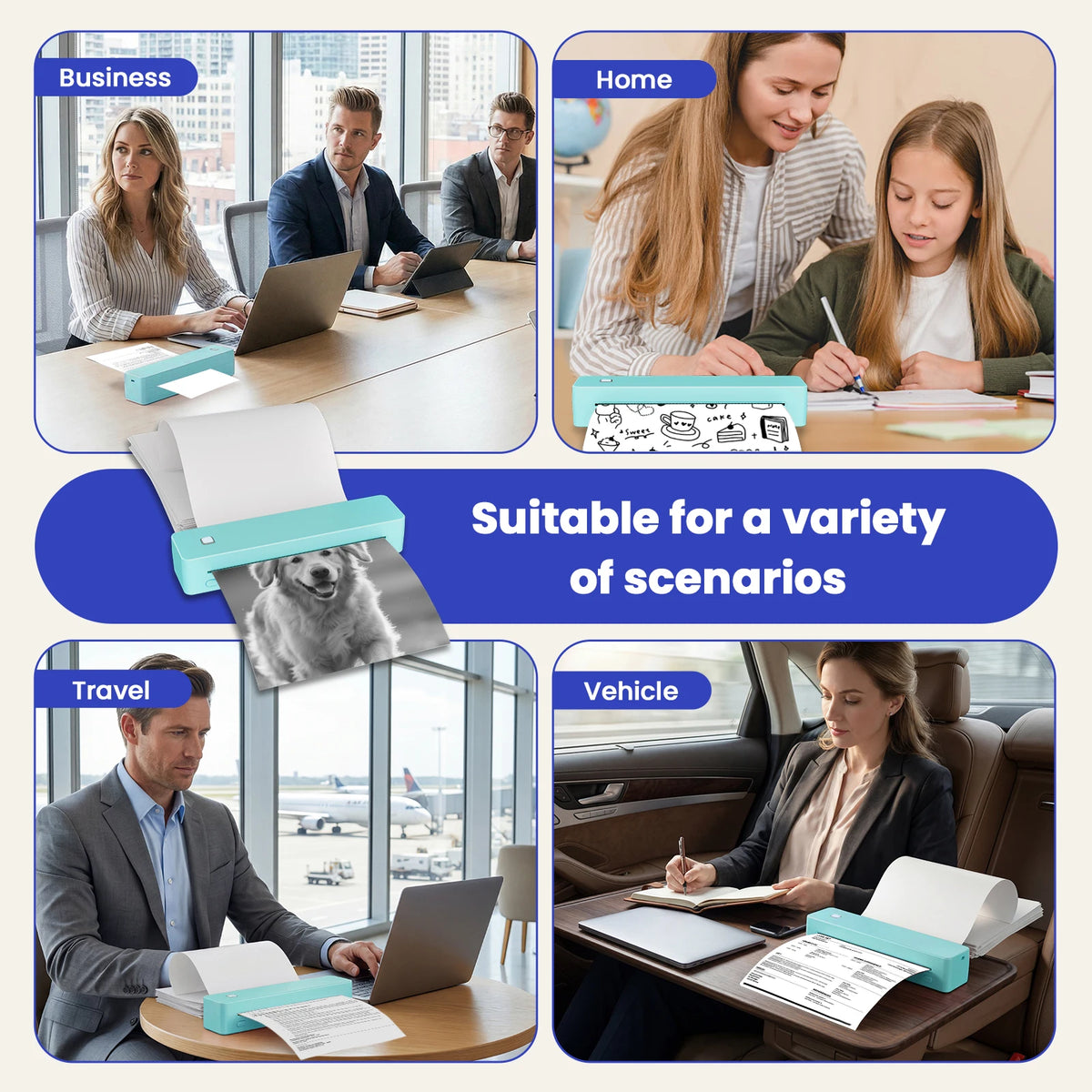 TakeYou Bluetooth Portable Thermal Printer