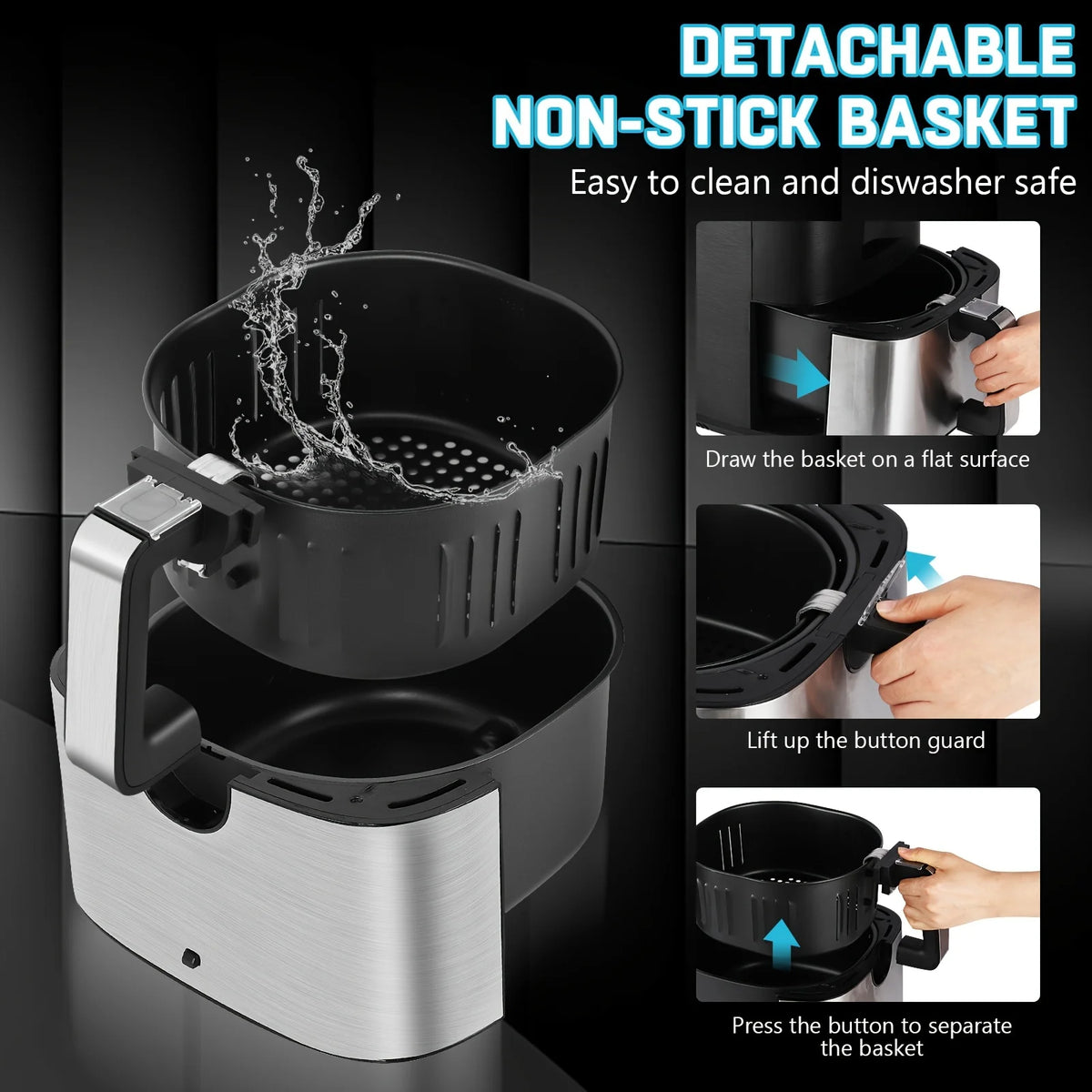KitCook Digital Touch Screen Air Fryer