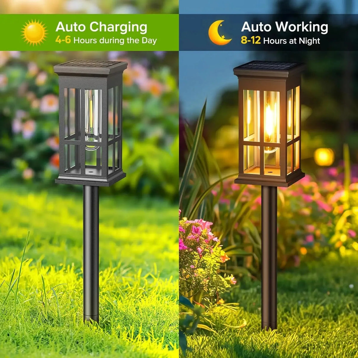 Solar Pathway Light Outdoor Waterproof Garden Lamp