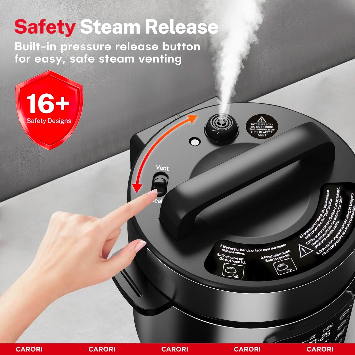 Carori 9 In 1 Electric Pressure Cooker Multi Function