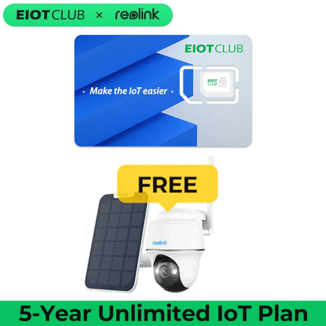 EIOTMART Unlimited Data Reolink Camera Bundle