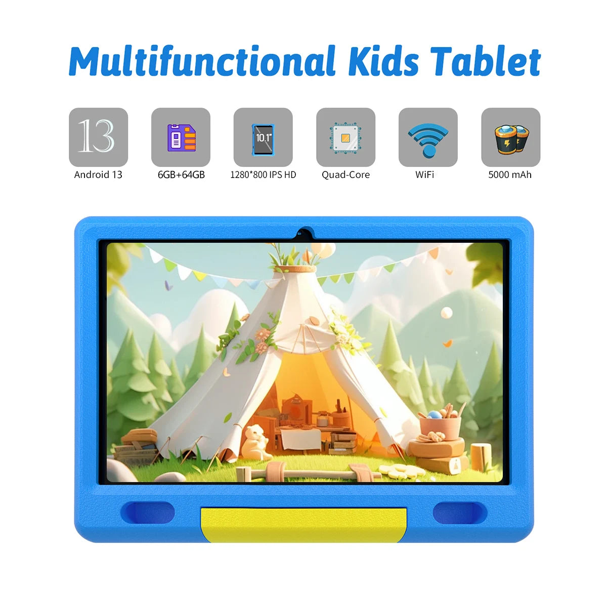 BUFO Kids Android Tablet With Shockproof Case