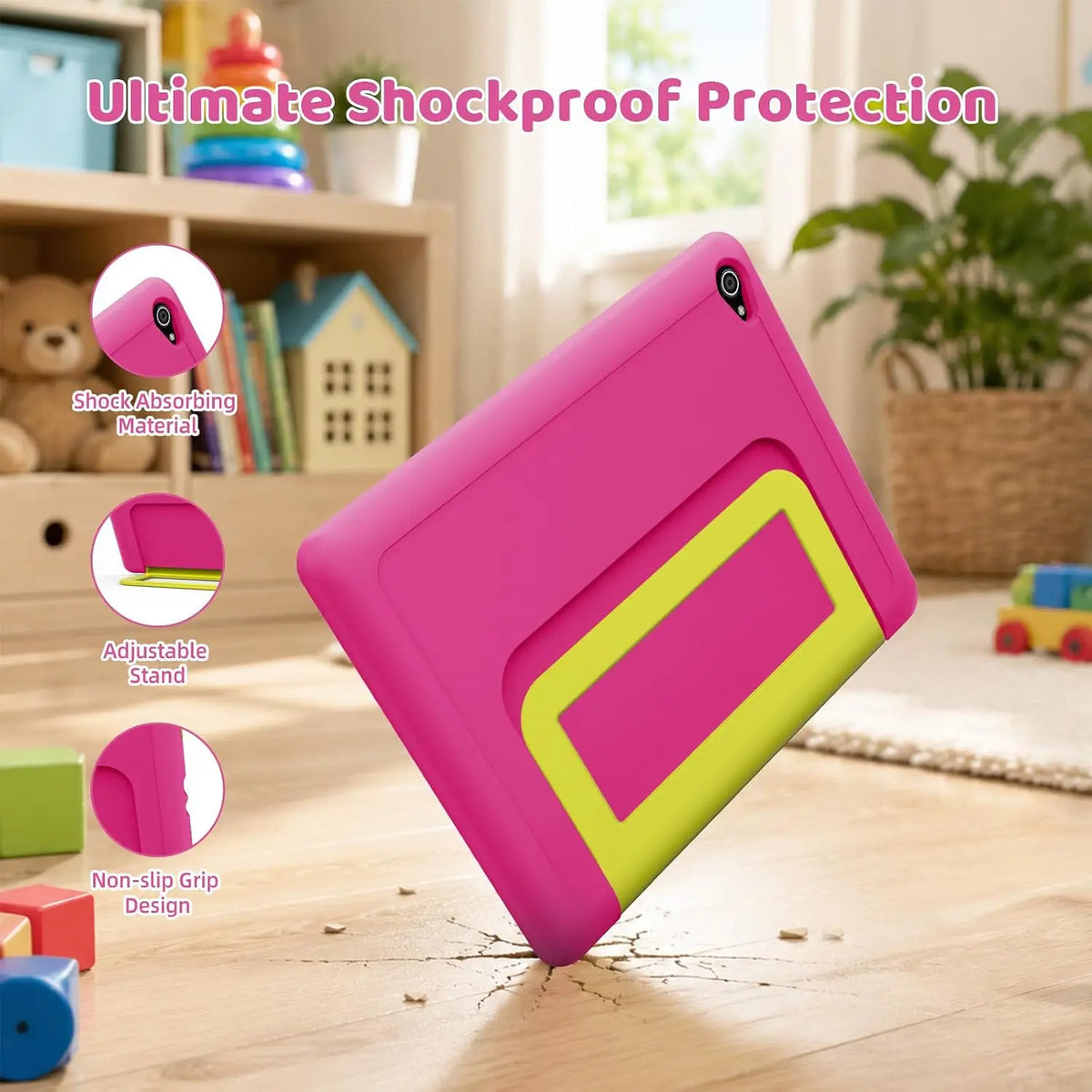 BUFO Kids Tablet With Parental Controls And Dual Cameras