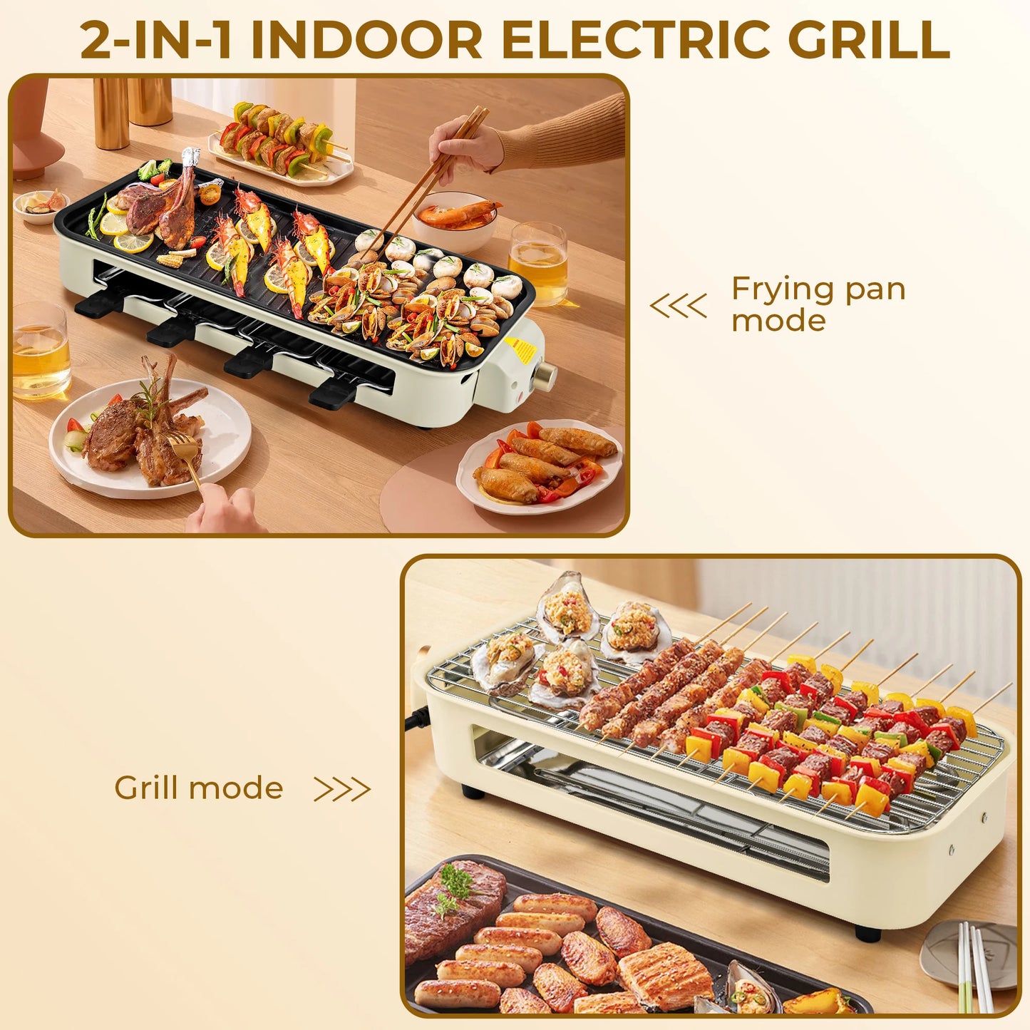 Suslas Electric Indoor BBQ Grill Raclette