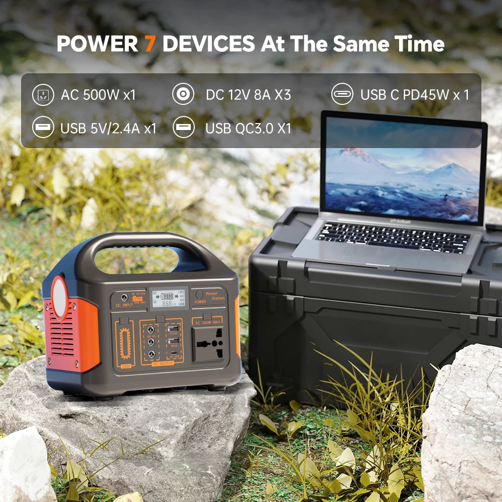 Gaiaray Portable Power 500W LiFePO4 Generator