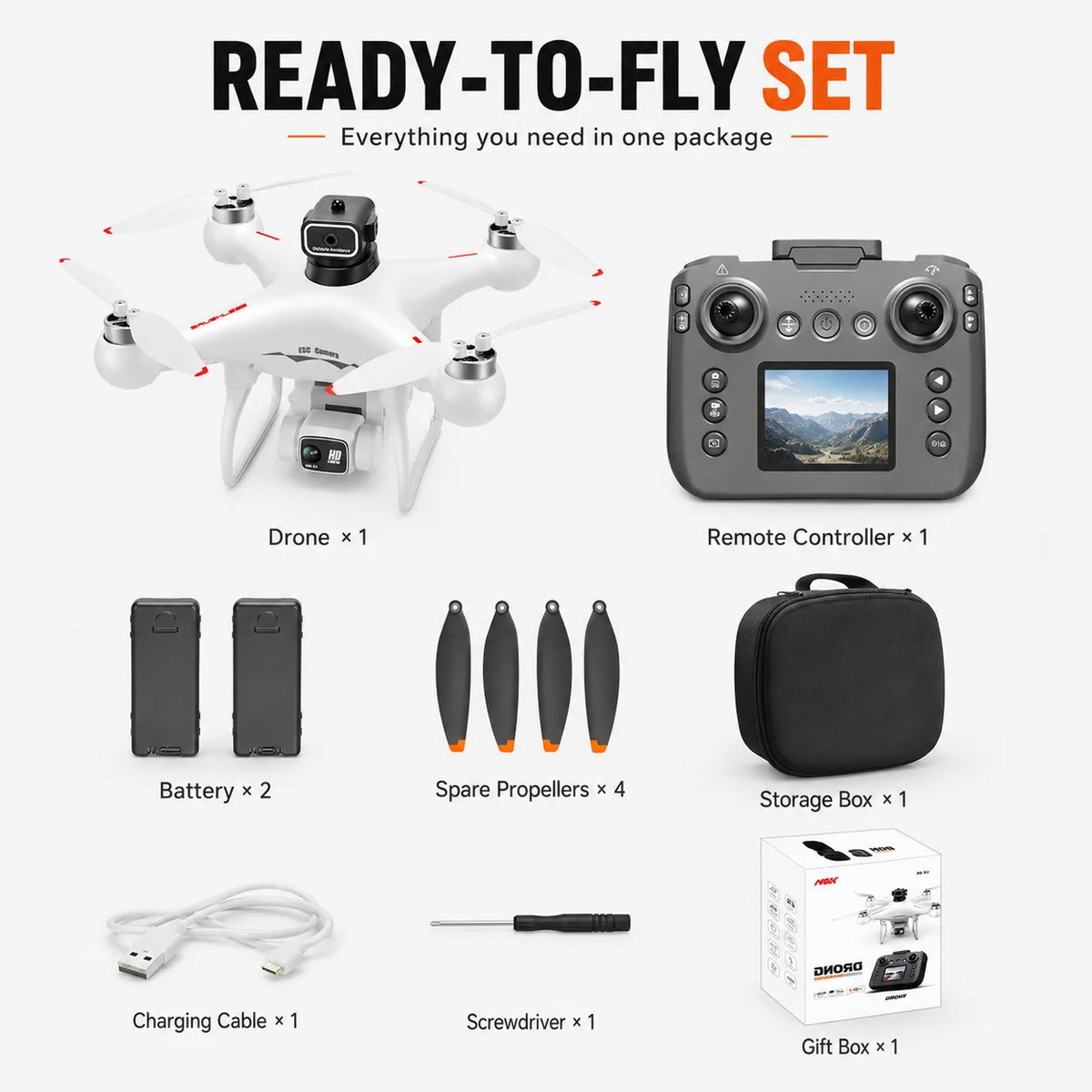 ZNLYRION RC Drone With Brushless Motor And WiFi Camera