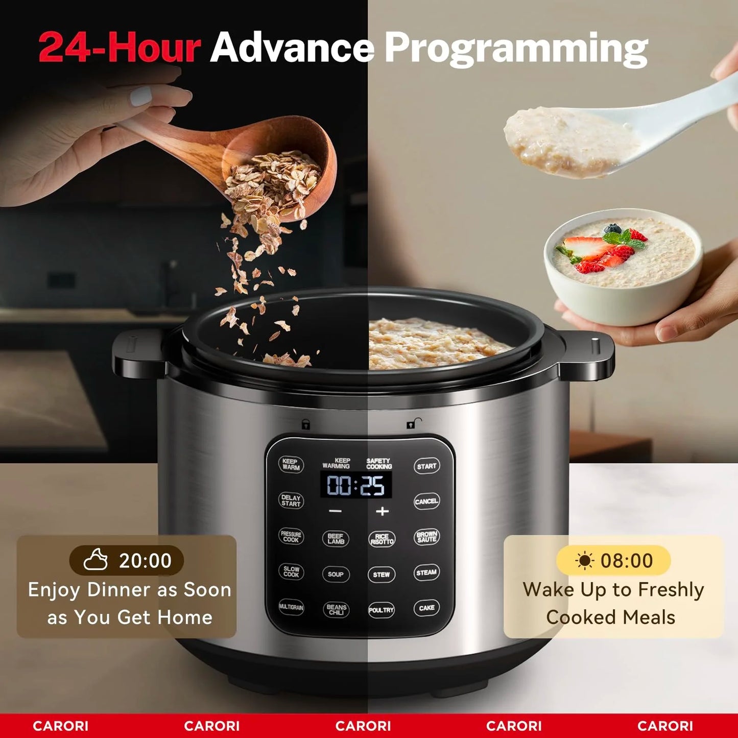 Carori 9 In 1 Electric Pressure Cooker Multi Function