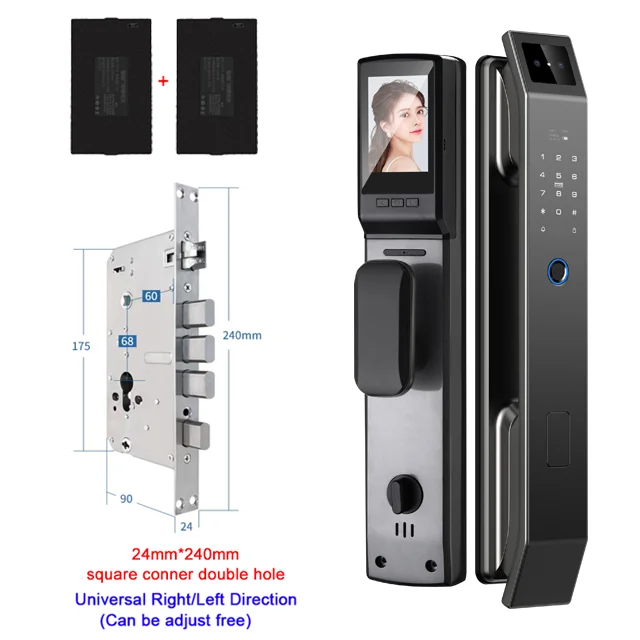 YKESDL 3D Face Recognition Door Lock With Camera