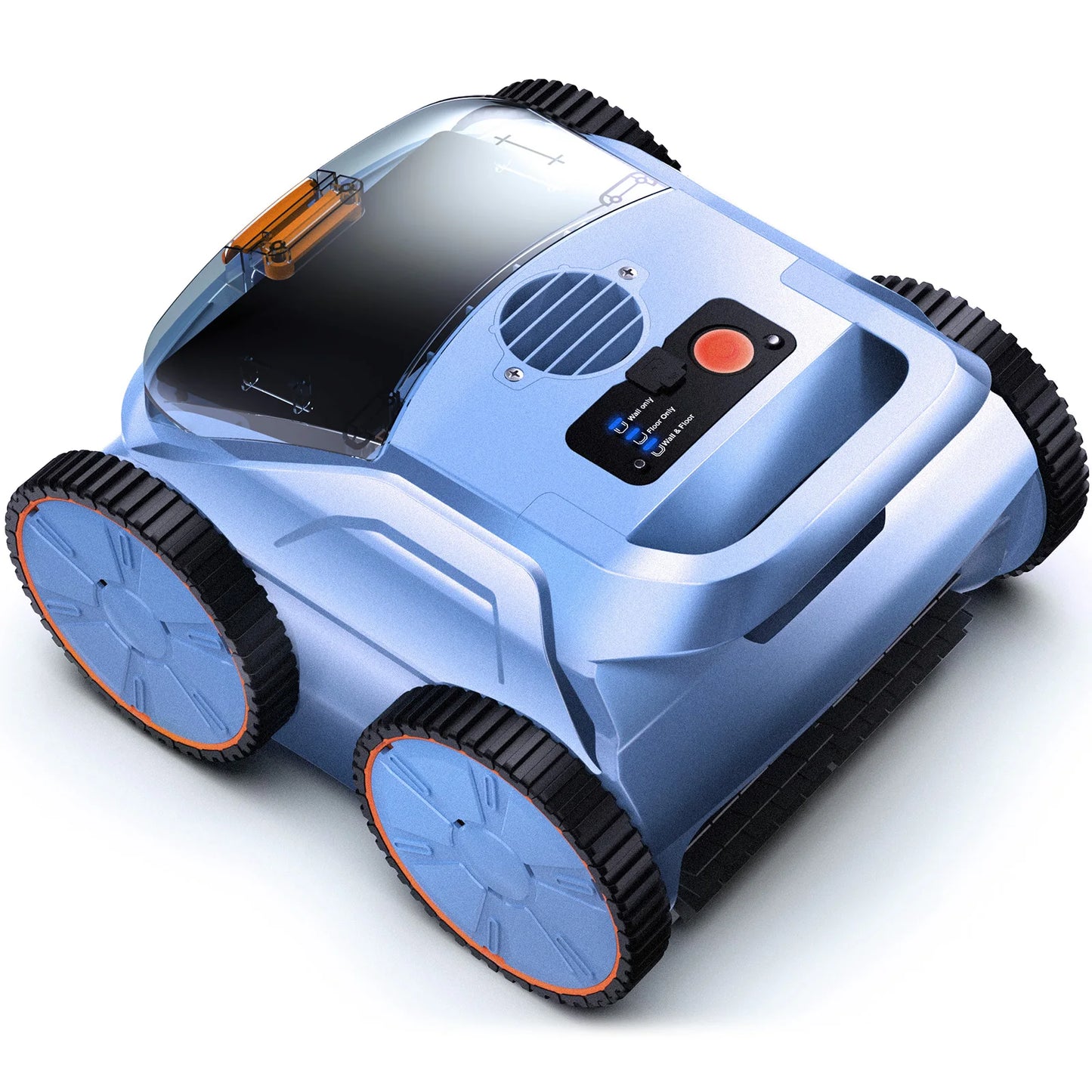 SEAUTO SAT20 Pool Vacuum Up to 180 Mins Run Time, Robotic Pool Cleaner Above Ground for Inground Pools up to 2000 Sq.ft