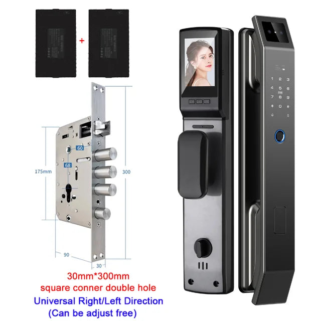 YKESDL 3D Face Recognition Door Lock With Camera