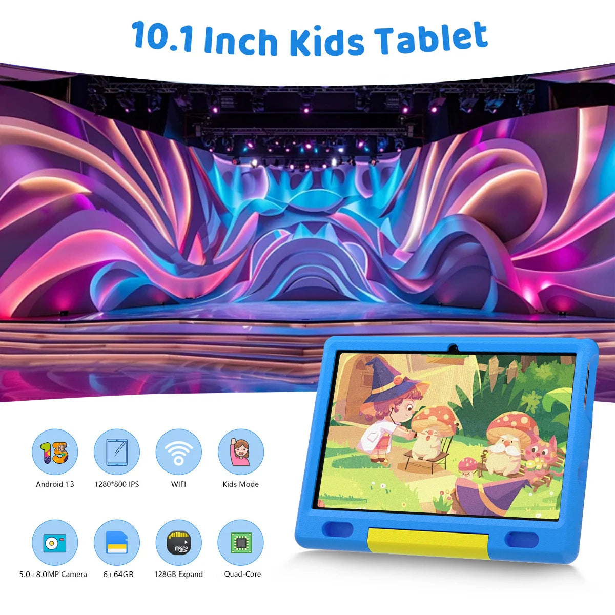 BUFO Kids Android Tablet With Shockproof Case