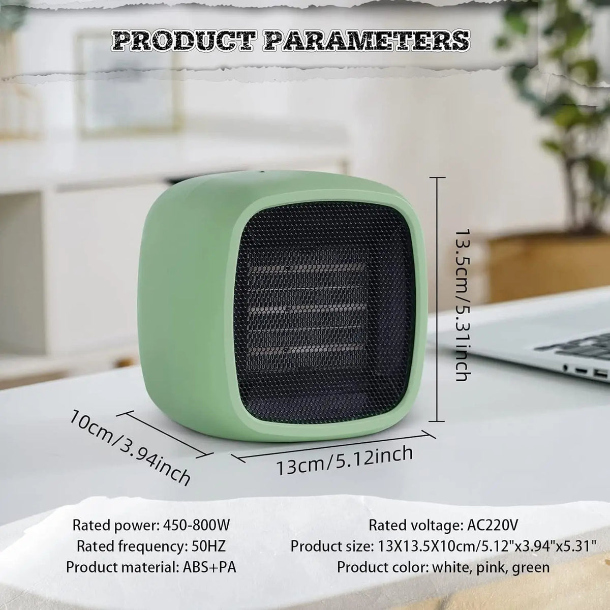 Fast Heating Compact PTC Space Heater