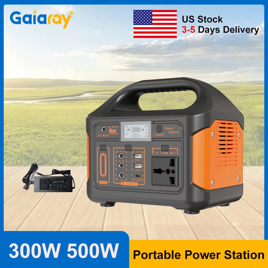 GaiaRay Portable Solar Power Station 256Wh LiFePO4 Generator