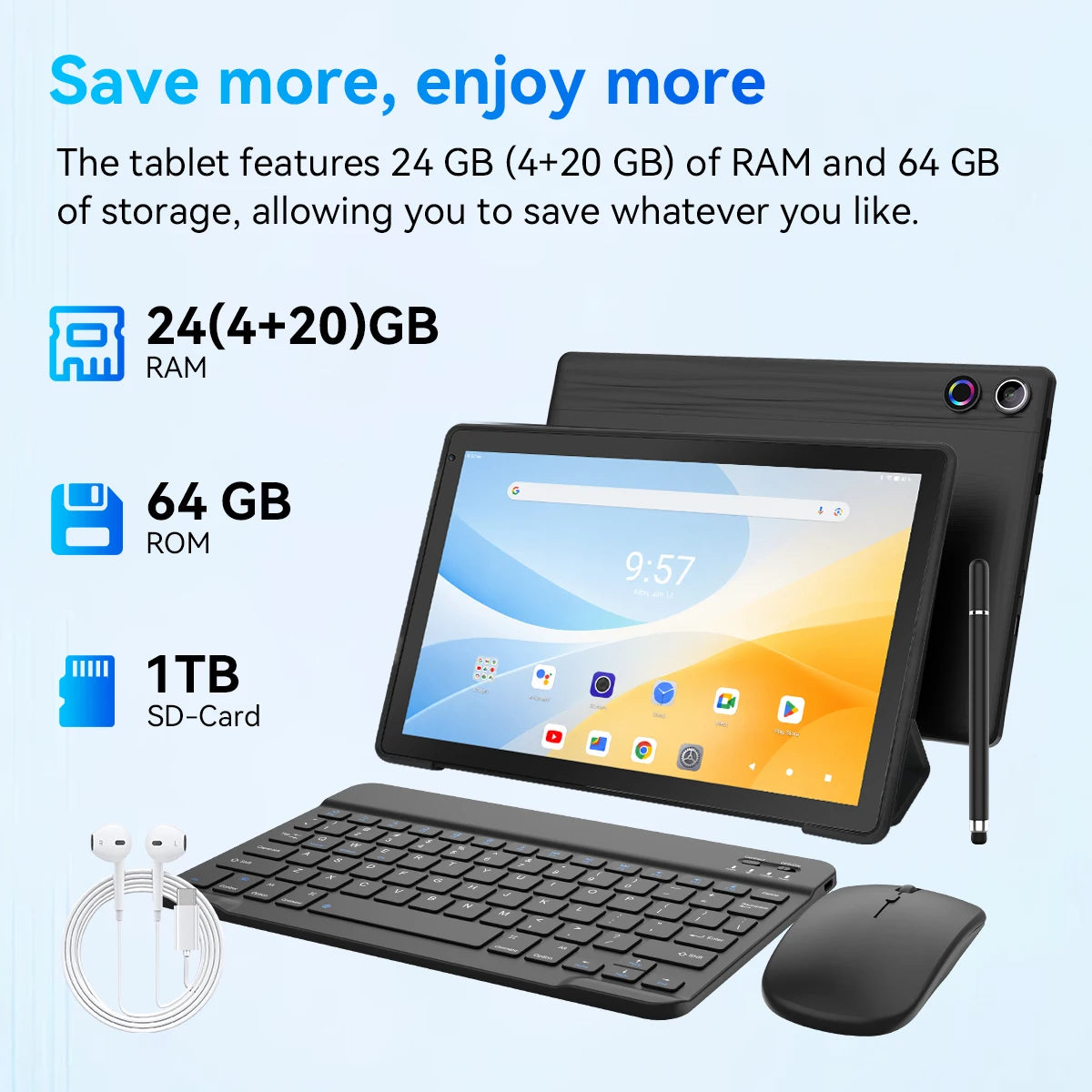 MODERNESS Android Tablet PC With HD Display