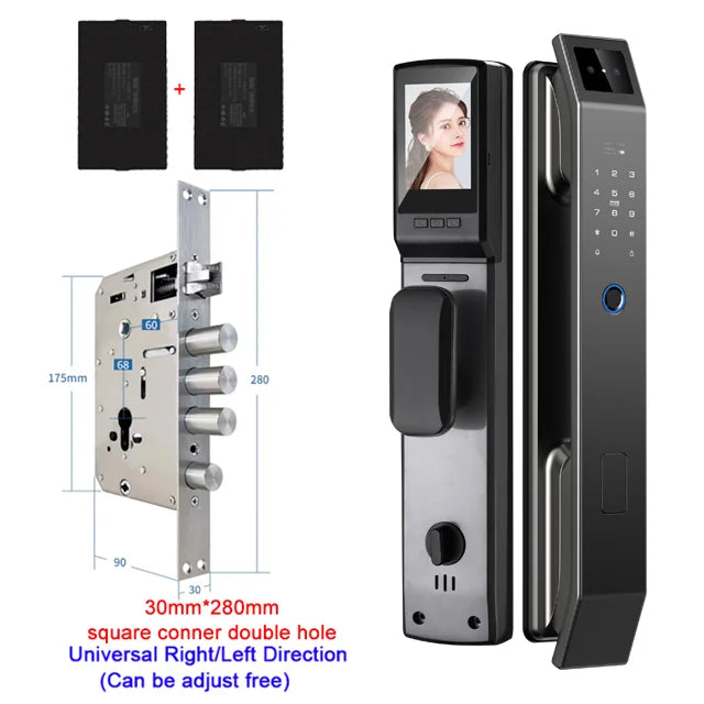 YKESDL 3D Face Recognition Door Lock With Camera