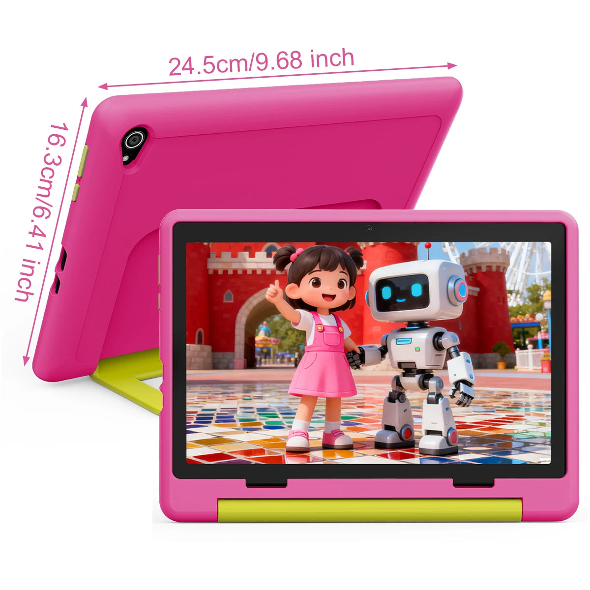 BUFO Kids Tablet With Parental Controls And Dual Cameras