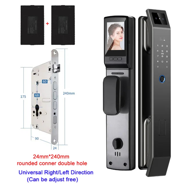 YKESDL 3D Face Recognition Door Lock With Camera