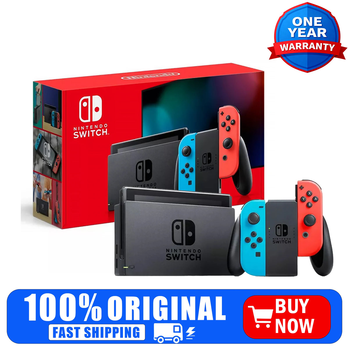 Nintendo Switch Console Portable Home Gaming System