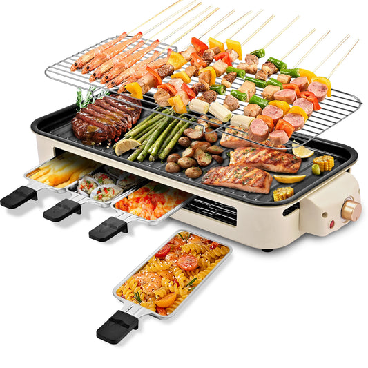 Suslas Electric Indoor BBQ Grill Raclette