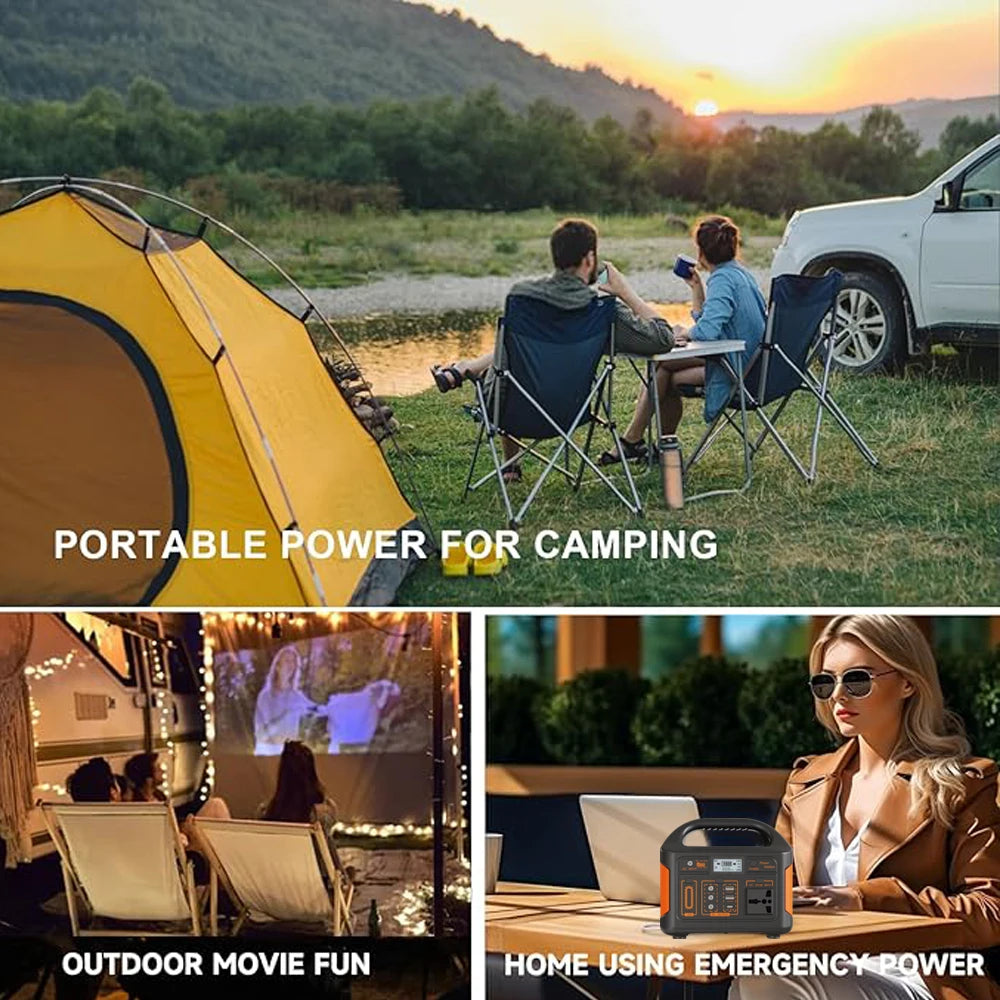 GaiaRay Portable Solar Power Station 256Wh LiFePO4 Generator