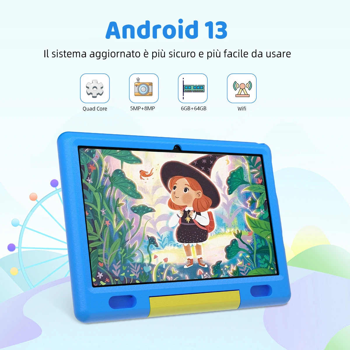 BUFO Kids Android Tablet With Shockproof Case