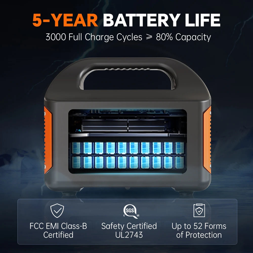 Gaiaray Portable Power 500W LiFePO4 Generator