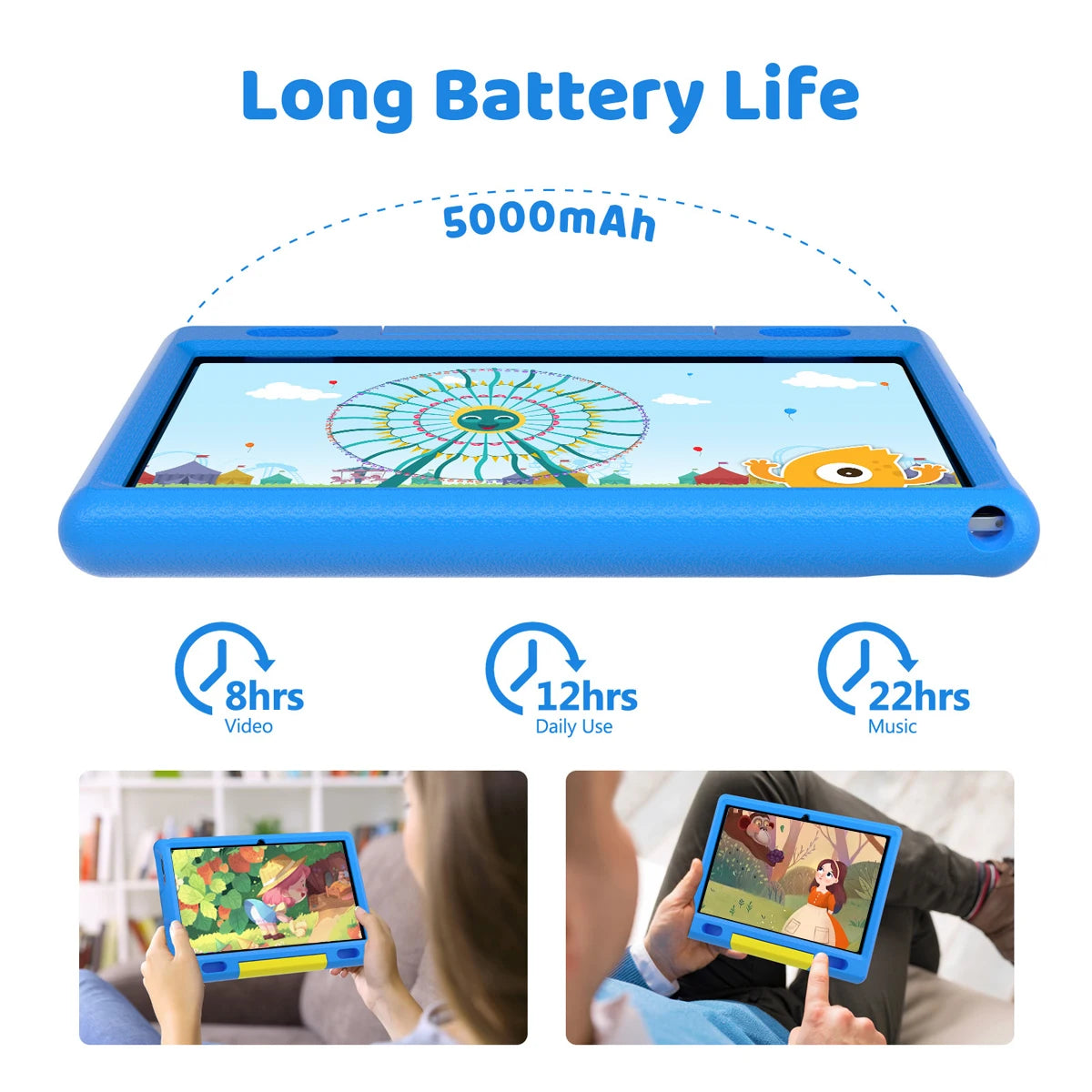 BUFO Kids Android Tablet With Shockproof Case