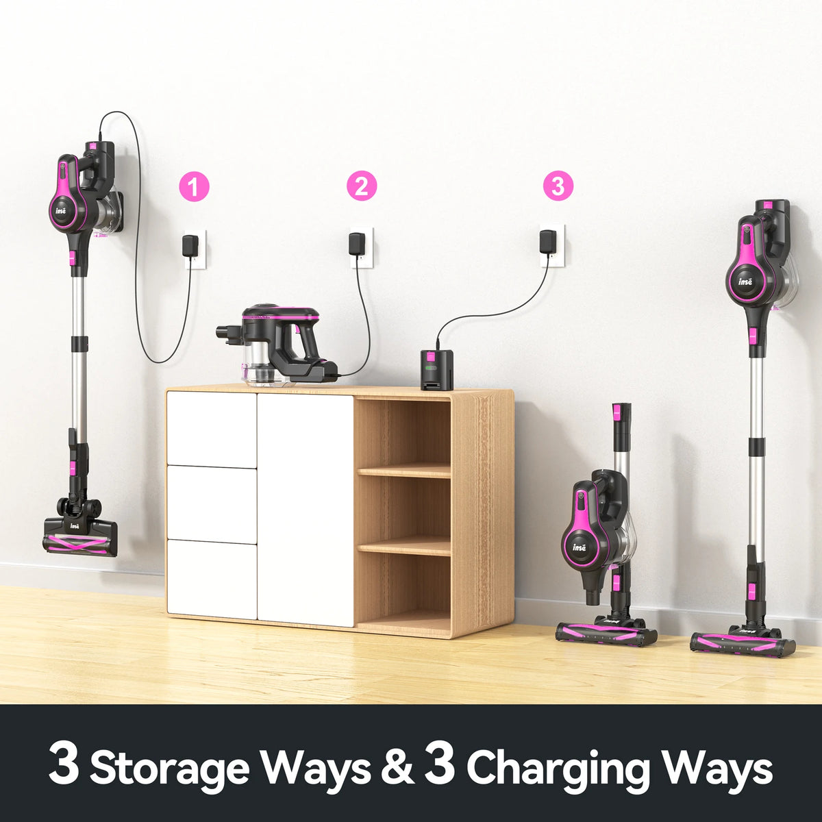 INSE N5T Cordless Vacuum Cleaner With HEPA Filter