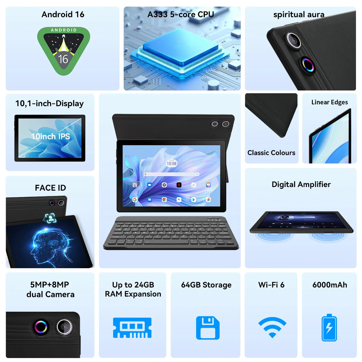 MODERNESS Android Tablet PC With HD Display