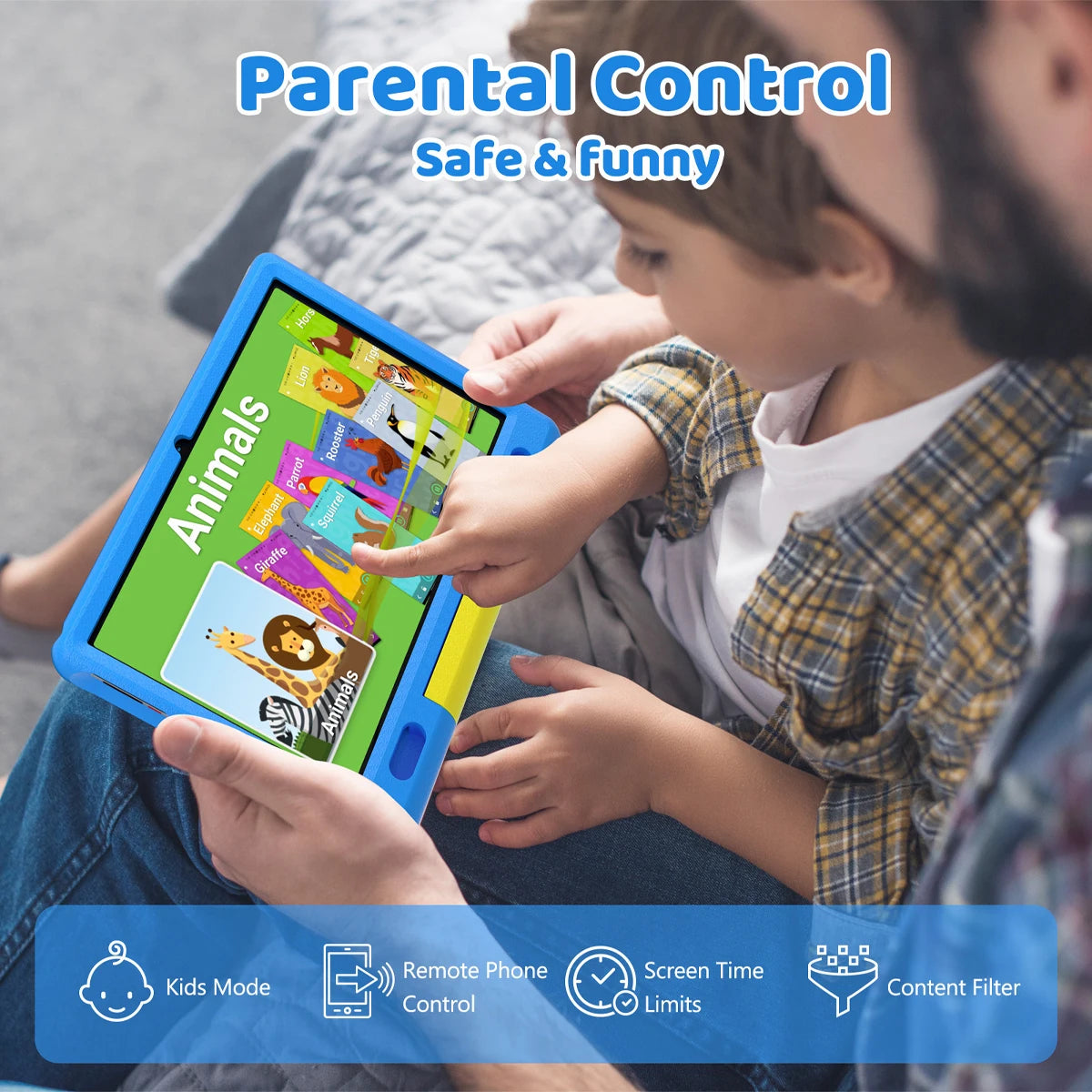 BUFO Kids Android Tablet With Shockproof Case