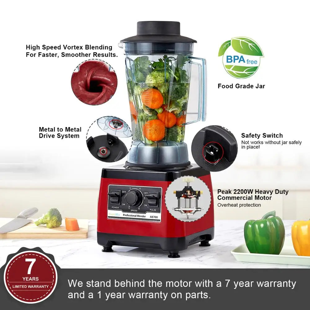 Biolomix Heavy Duty Commercial Blender Mixer