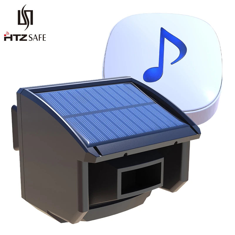 HTZSAFE Solar Wireless Driveway Alarm System