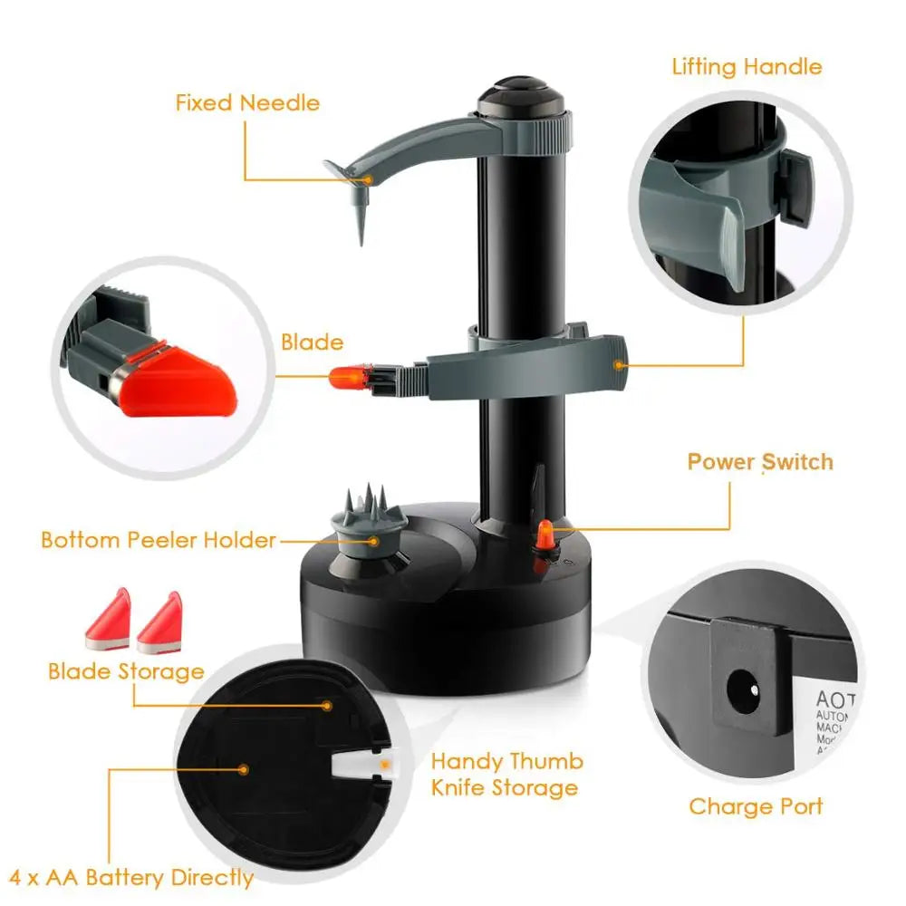 Jianyana Automatic Electric Potato And Fruit Peeler