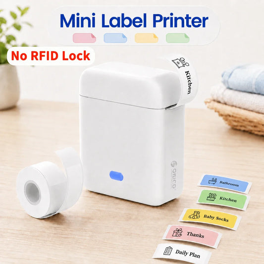 Orico Portable Wireless Bluetooth Thermal Label Printer