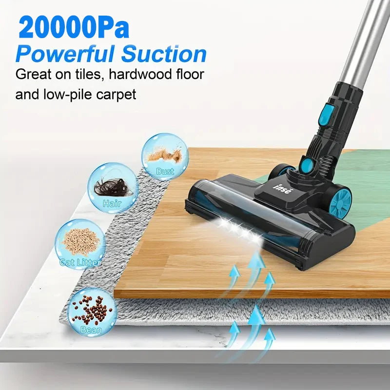 Inse V770 Cordless Handheld Vacuum With Led Light