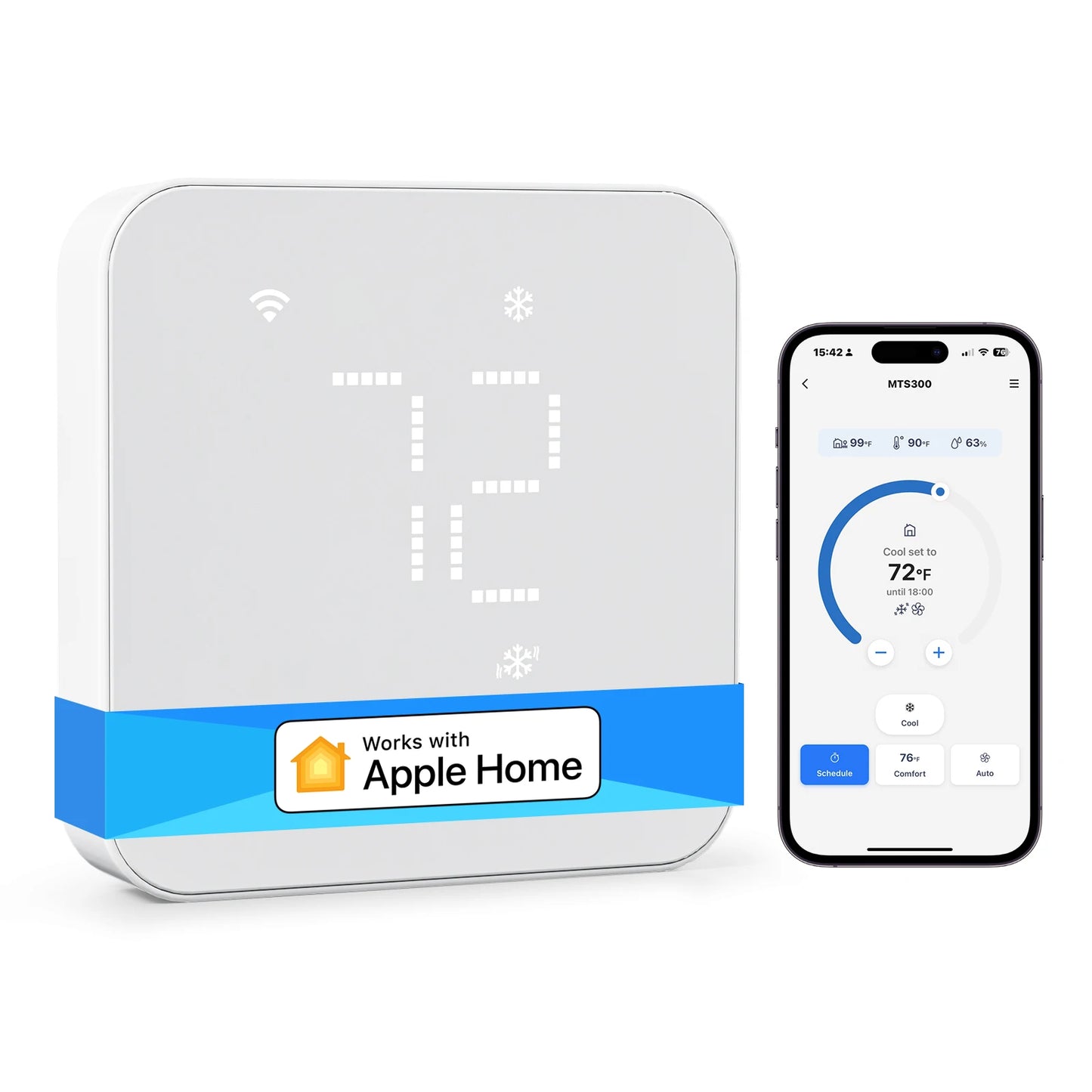 Meross Matter Smart Thermostat WiFi Alexa HomeKit