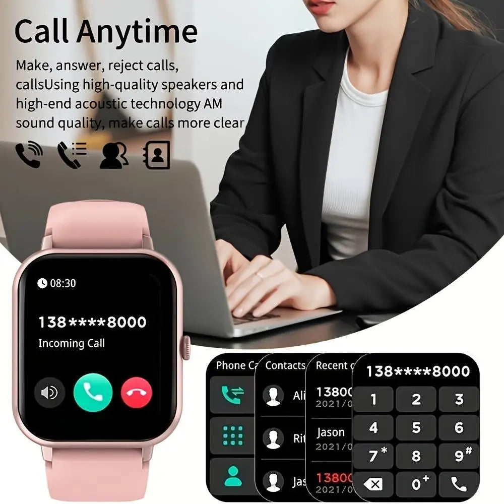 Senbono ZL54CJ Square Smartwatch Heart Rate Tracker Android