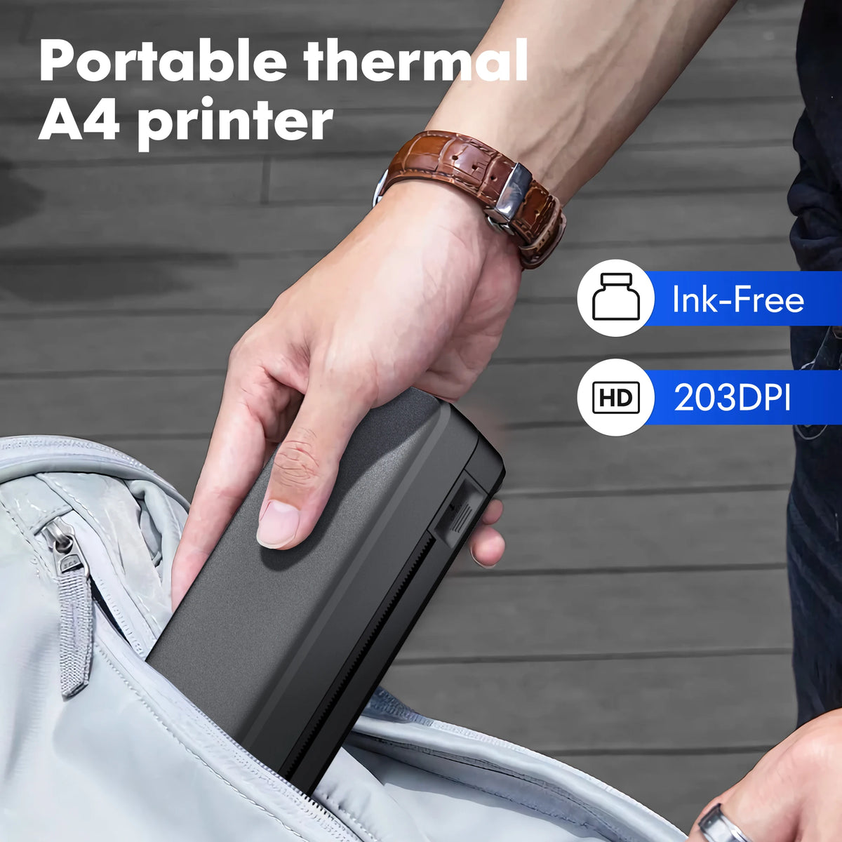 POLONO Portable Inkless Wireless Thermal Printer