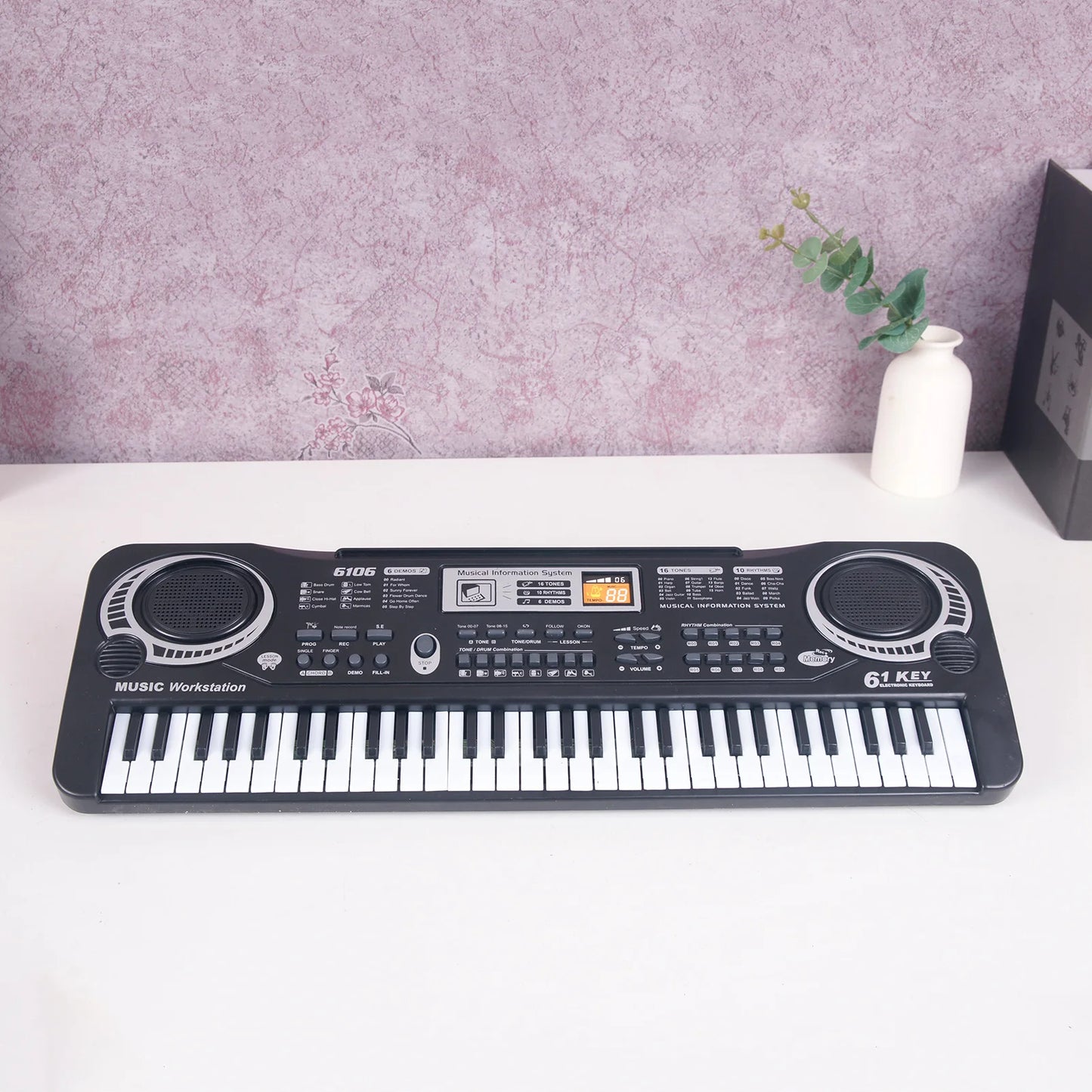 61 Key Digital Keyboard Electronic Piano for Beginners